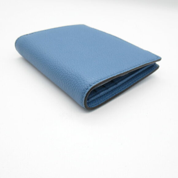 Salvatore Ferragamo Calfskin Bifold Wallet Blue - Picture 4 of 8